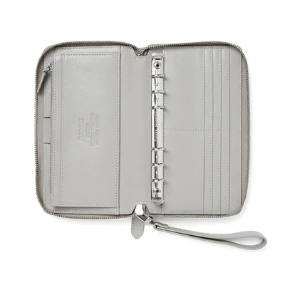 Filofax Organizer Malden Personal, with zipper, stone