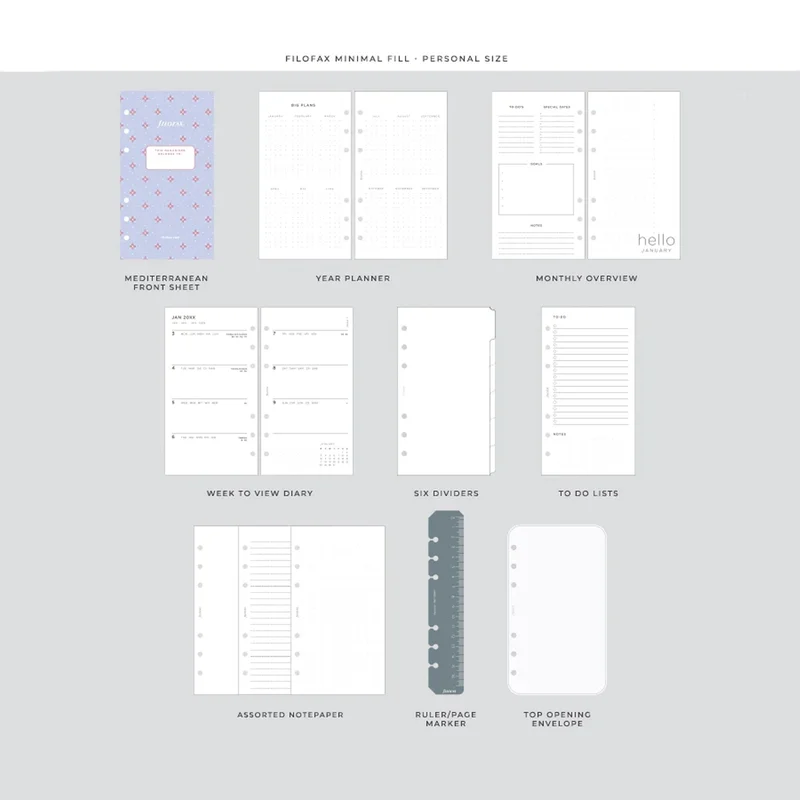 Filofax Organizer Mediterranean Personal
