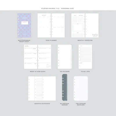 Filofax Organizer Mediterranean Personal