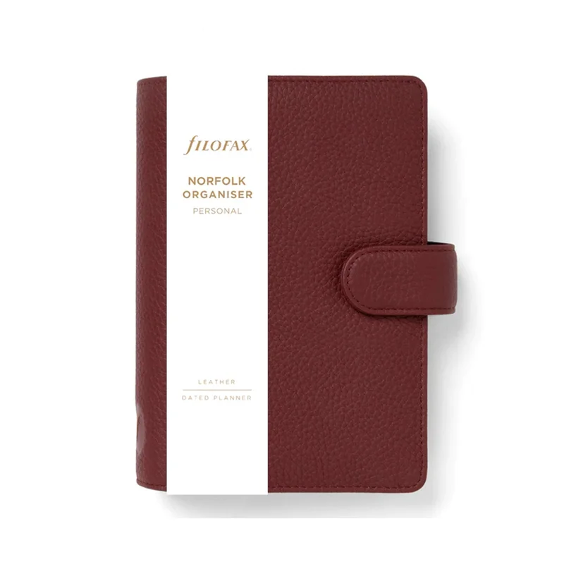 Filofax Organizer Norfolk Personal, cassis