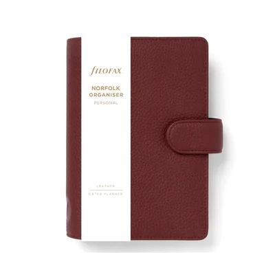 Filofax Organizer Norfolk Personal, cassis