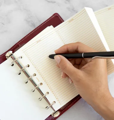 Filofax Organizer Malden, Pocket, burgundy