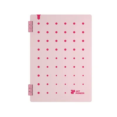 Art Pioneer Organizer Soft Spiral, A5, spiral-bound, 50 sheets, pink