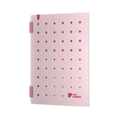 Art Pioneer Organizer Soft Spiral, A5, spiral-bound, 50 sheets, pink