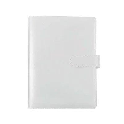Office 1 Organizer, A5, Ring Binder, Leather, in Box, White