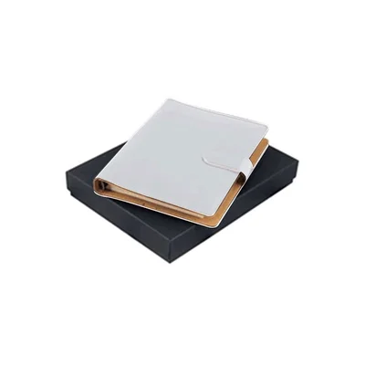 Office 1 Organizer, A5, Ring Binder, Leather, in Box, White
