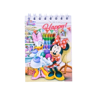 Best Buy Writing Pad, Minnie Mouse, A7, Wide Ruled, Offset Paper, 42 Sheets, Assorted