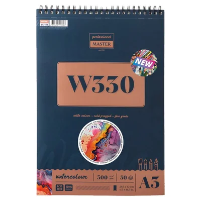 Standart W330 Drawing Pad, spiral-bound, A3, 300 g/m?, 30 sheets