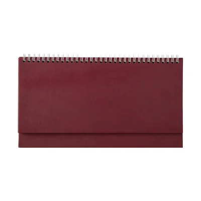 Desk calendar-notebook Etna, 29 x 13 cm, 62 pages, red