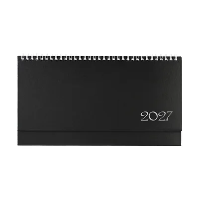 Desk Calendar Notebook Olymp, 29 x 13 cm, black