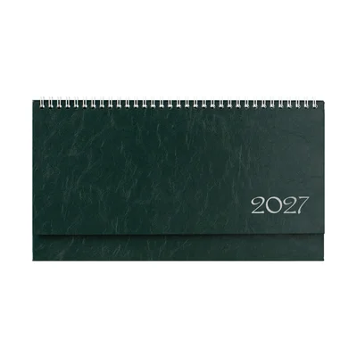 Desk Calendar-Notebook Olympus, 29 x 13 cm, green