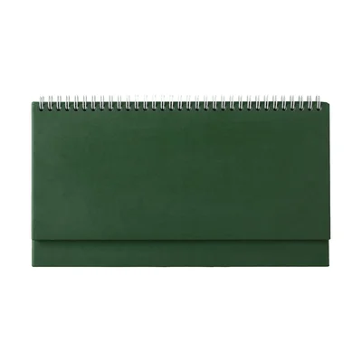 Desk calendar-planner Etna, 29 x 13 cm, 62 pages, green