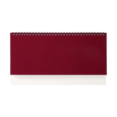Desk Calendar Rila, 29 x 13 cm, burgundy
