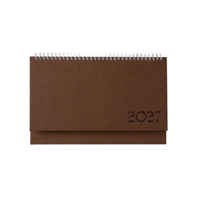 Desk Calendar Kazbek, 30 x 15.5 cm, brown