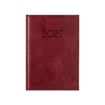 Calendar-notebook Vihren, dated, B5, red