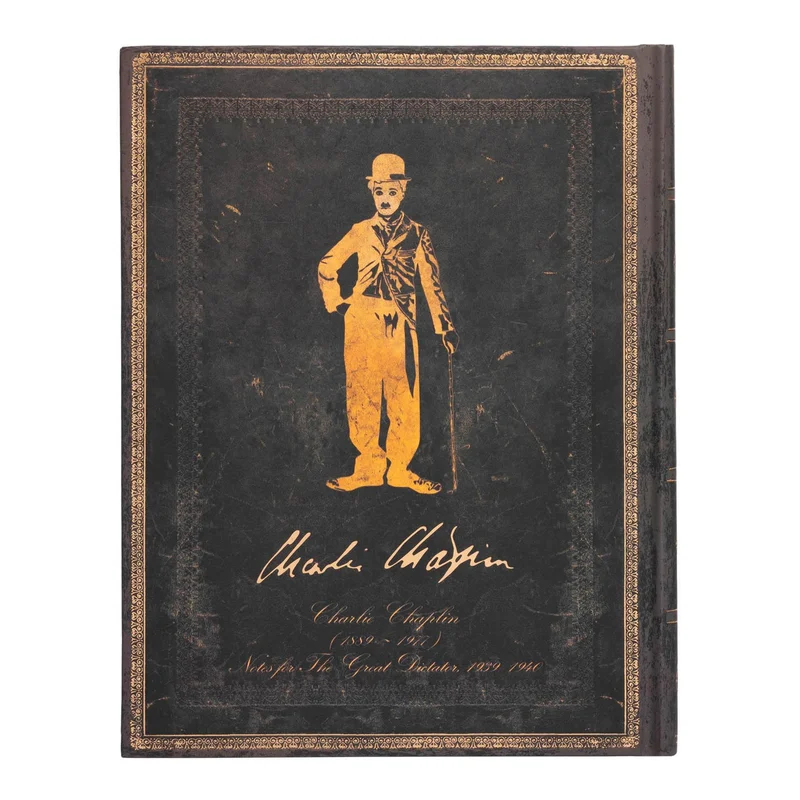 Paperblanks Notebook Celebrating C. Chaplin, Ultra, hard cover, 72 sheets