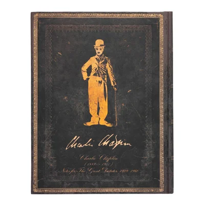 Paperblanks Notebook Celebrating C. Chaplin, Ultra, hard cover, 72 sheets