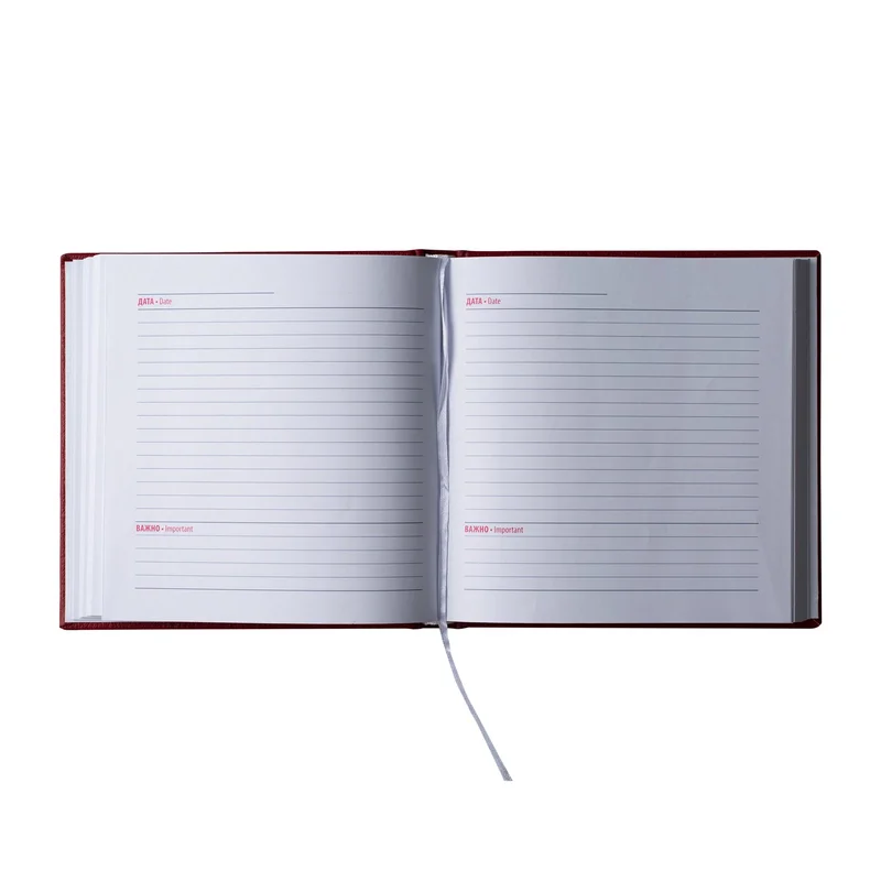 Planner Vega, undated, 16 x 16 cm, black