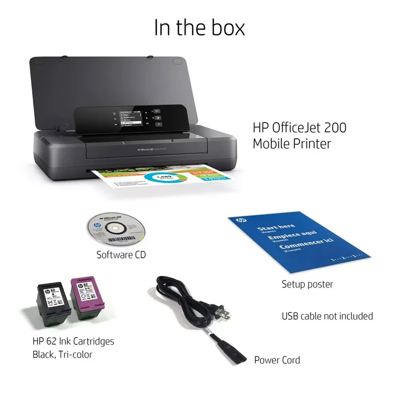 Mobile printer HP OfficeJet 200, CZ993A, A4