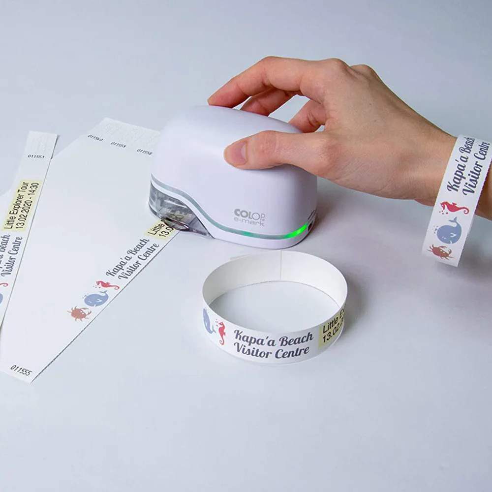 Wristband Colop E-Mark, 100 count