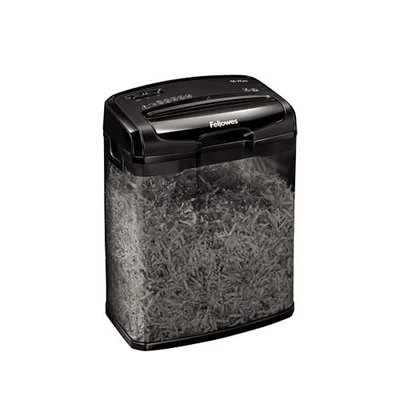 Shredder for destruction of documents M-7CM Fellowes, Cross-Cut, 13 L, P-4, time for work 5 min, time for rest 30 min