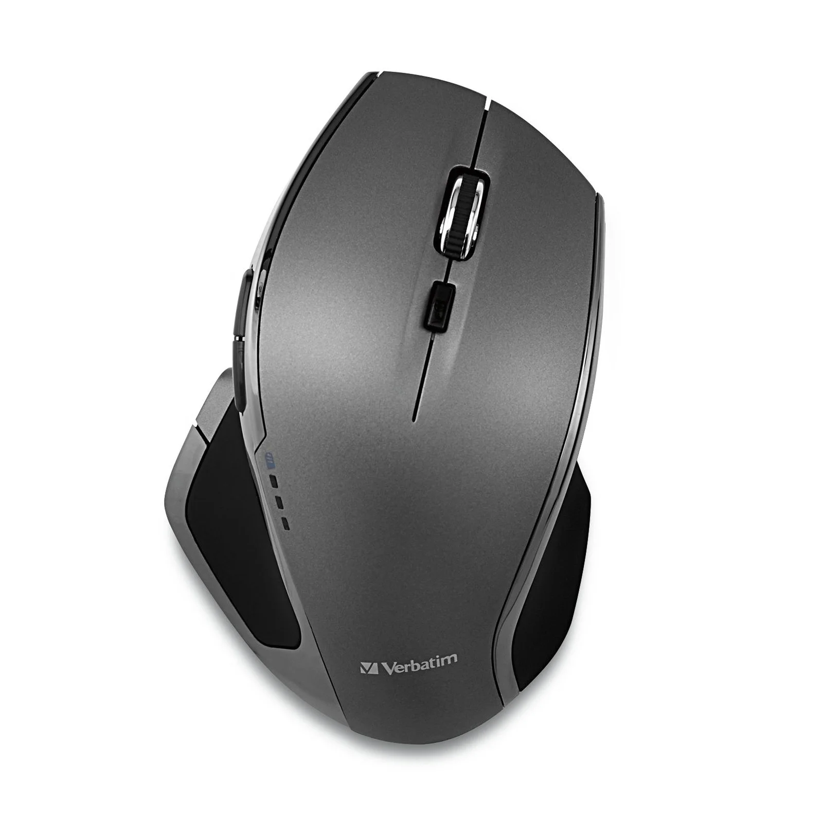 Мишка Verbatim Blue Led, ергономична, безжична, 8 бутона, USB