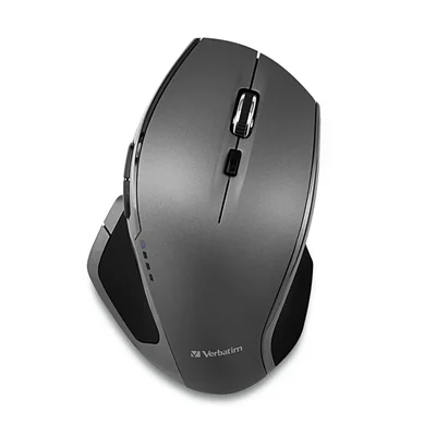 Mouse Verbatim Blue Led, ergonomic, wireless, 8 buttons, USB