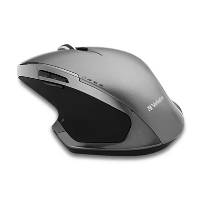 Mouse Verbatim Blue Led, ergonomic, wireless, 8 buttons, USB