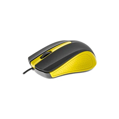 Mouse Yenkee 1015YW, optical, USB, with cable, 3 buttons, yellow