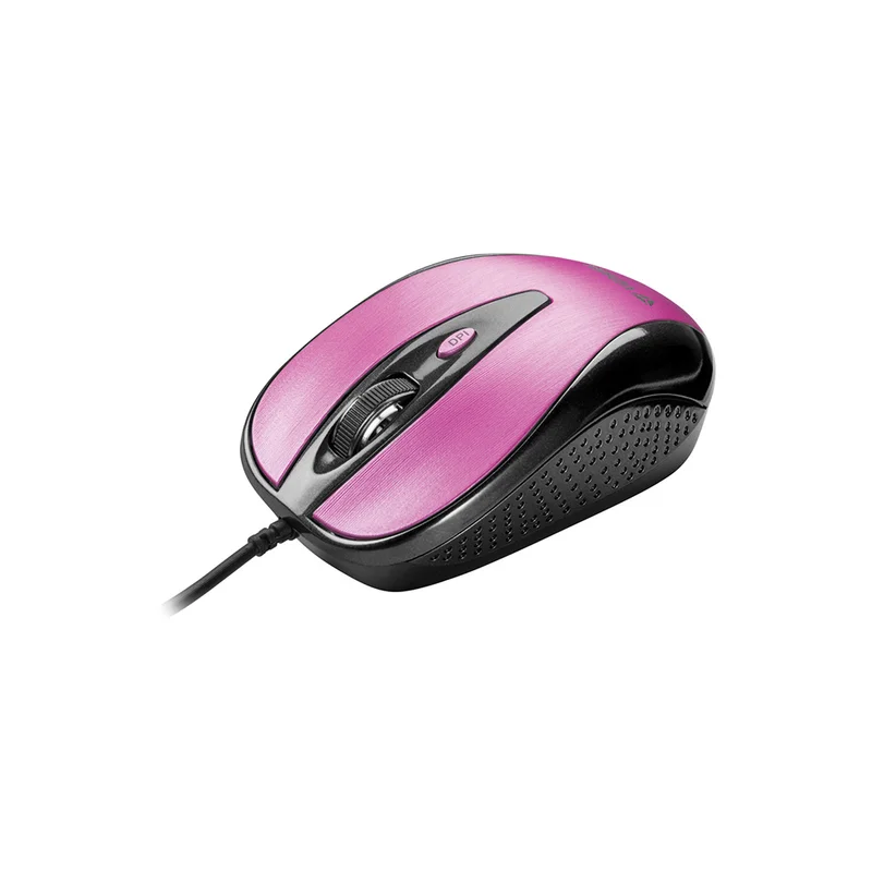 Mouse Yenkee 1025PK, optical, USB, 2400 dpi, with cable, pink