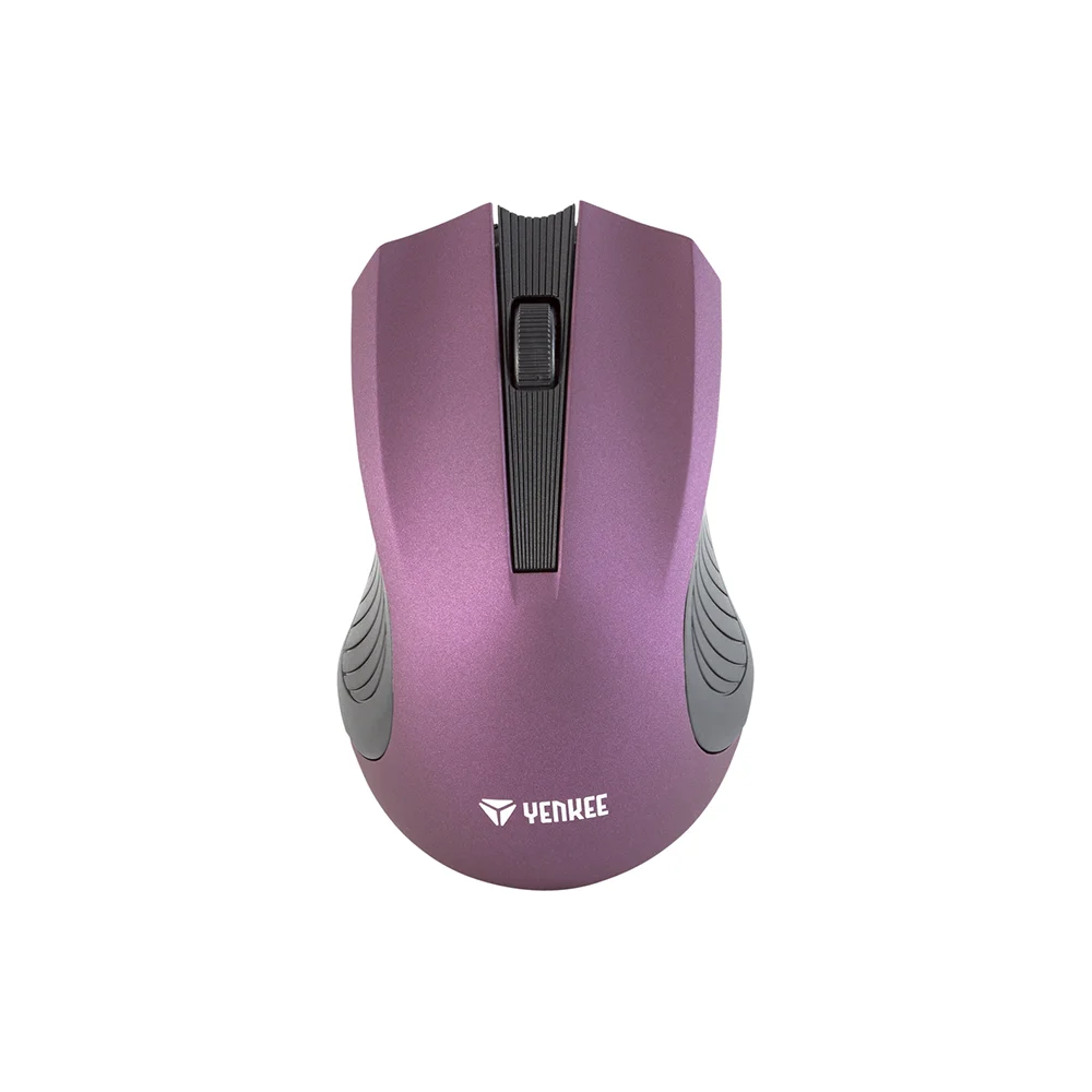 Mouse Yenkee 2015PE, wireless, optical, 1600 dpi, USB, 3 buttons, purple