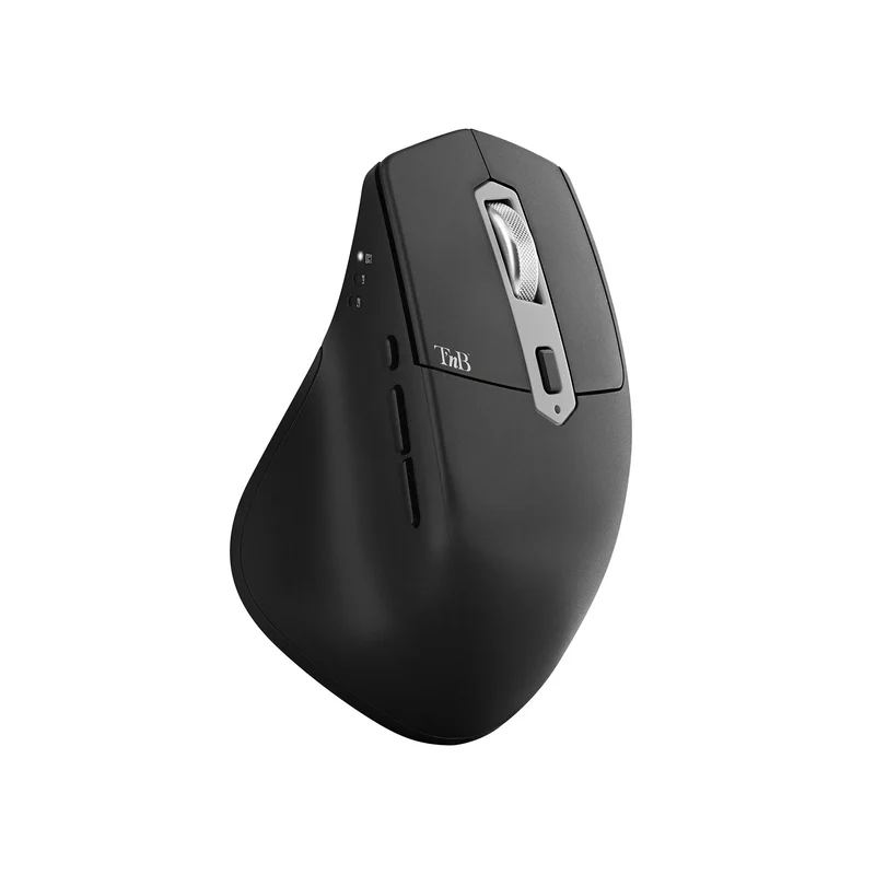 Mouse TNB iClick, wireless, Bluetooth, USB Type-C, 7 buttons, black