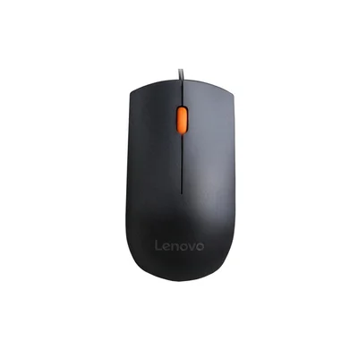 Mouse Lenovo 300, with cable, 1600 dpi, USB, black
