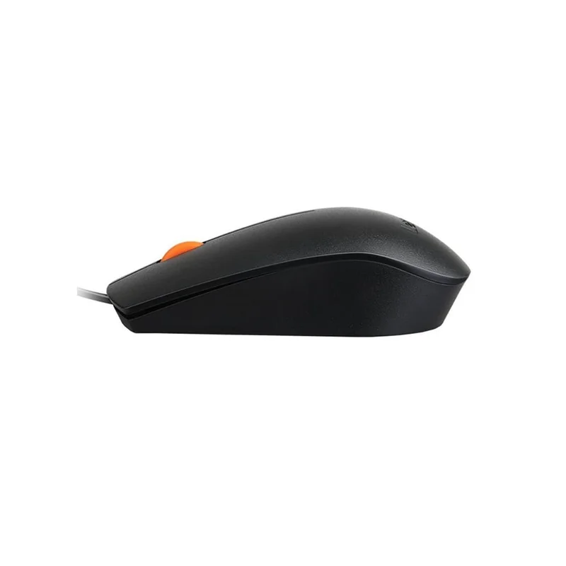 Mouse Lenovo 300, with cable, 1600 dpi, USB, black