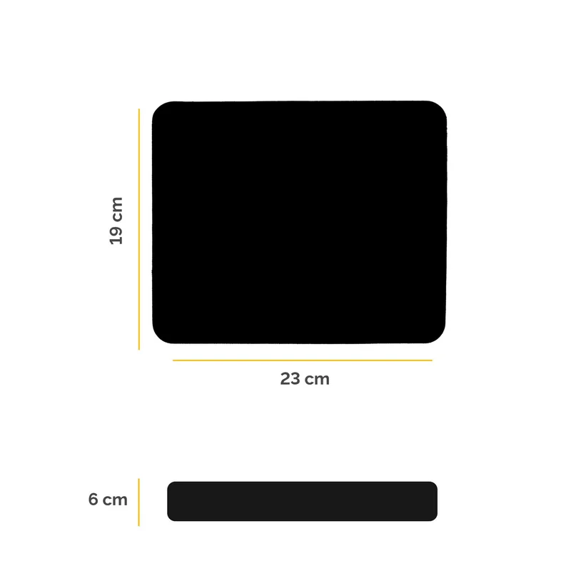 Pad for mouse Fellowes, 6 mm, black