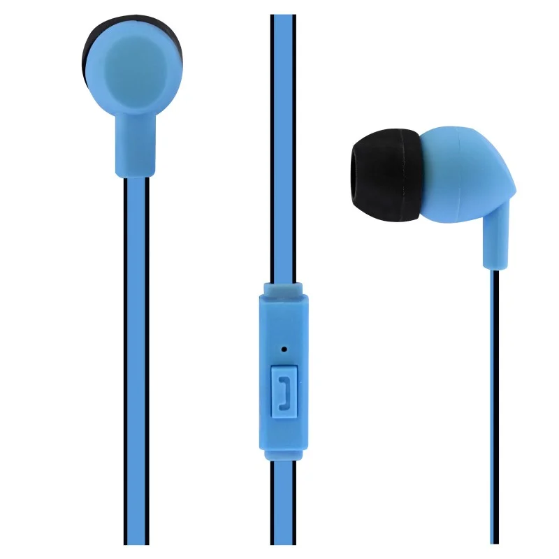 Headphones TNB Be Color, with earplugs, with microphone, 3.5 mm jack, 98 dB, 1.2 m cable, blue