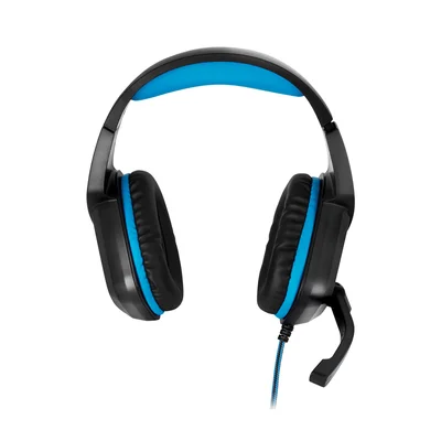 Headphones Yenkee 3005 Guerrilla, gaming, 3.5 mm jack, 108 dB, 2.1 m cable, black-blue
