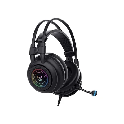 Headphones Yenkee 3035 Shadow, gaming, USB, 112 dB, 2.4 m cable, black