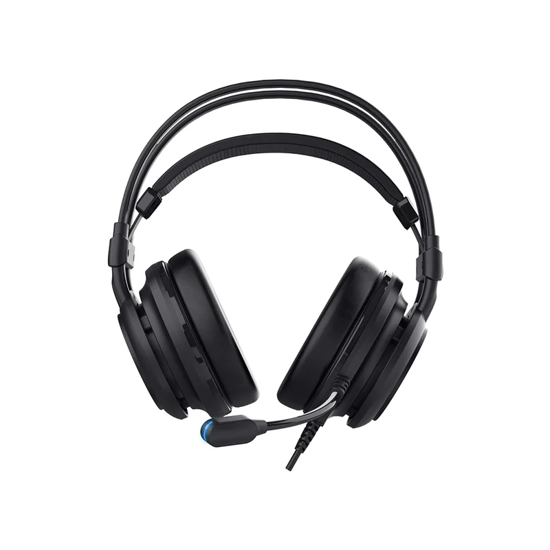 Headphones Yenkee 3035 Shadow, gaming, USB, 112 dB, 2.4 m cable, black