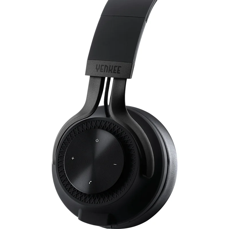 Headphones Yenkee 20BT BK Spirit, micro USB, 100 dB, black