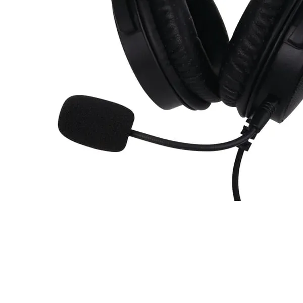 Headphones SureFire Harrier, gaming, wired, USB, black, 102 dB, 2 m cable