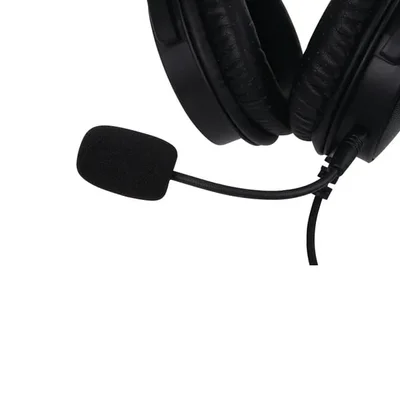 Headphones SureFire Harrier, gaming, wired, USB, black, 102 dB, 2 m cable