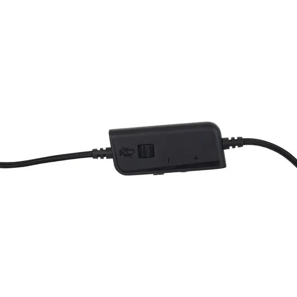 Headphones SureFire Harrier, gaming, wired, USB, black, 102 dB, 2 m cable
