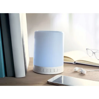 Speaker with changing light, 4 W, white