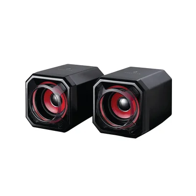 Speakers SureFire Gator Eye, gaming, 70 dB, 80 - 20000 Hz, 5 W, red