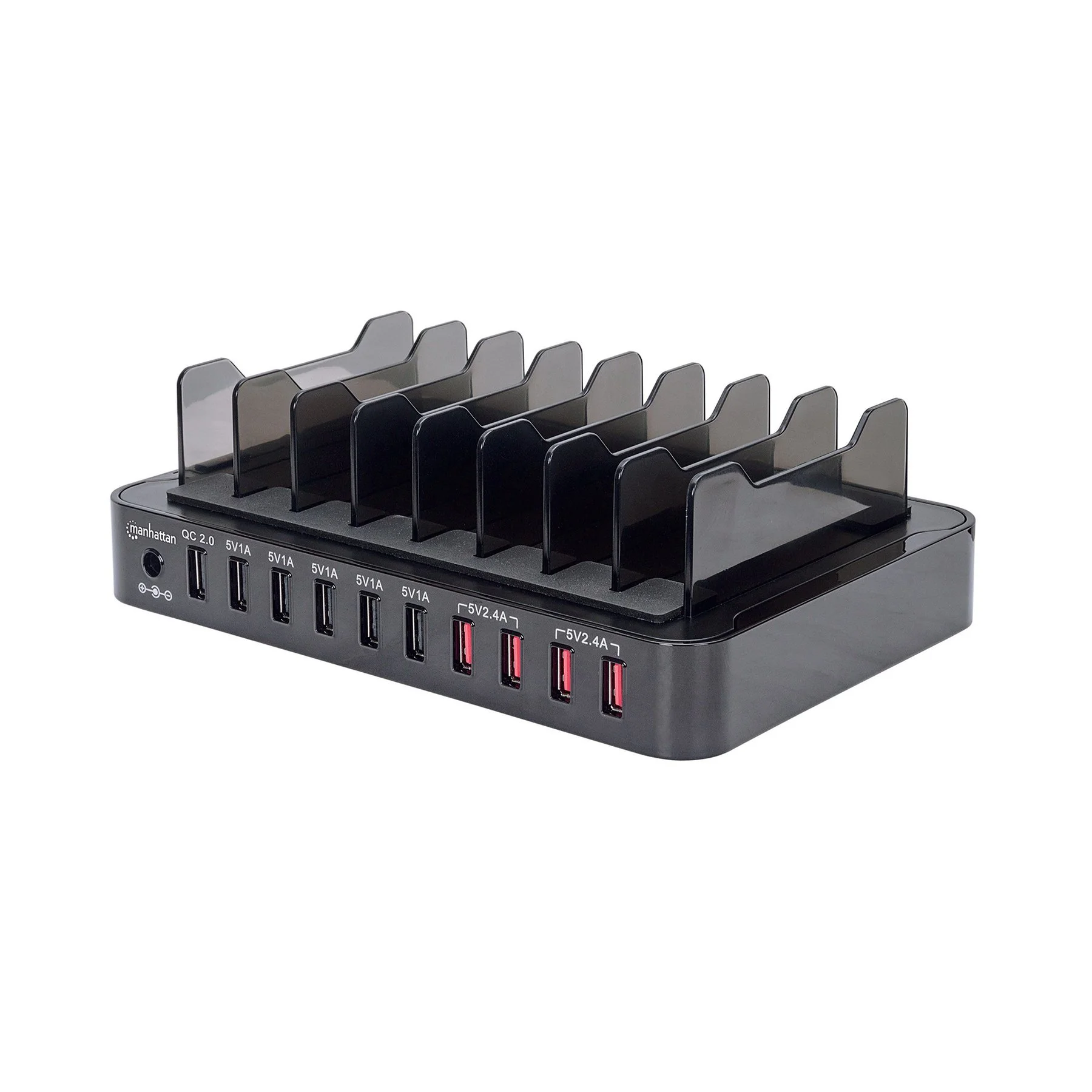 Manhattan 10-device charging station, USB