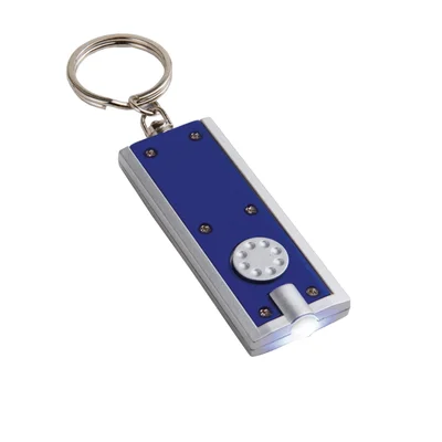Hi!dea Keyring Noho, with flashlight, blue
