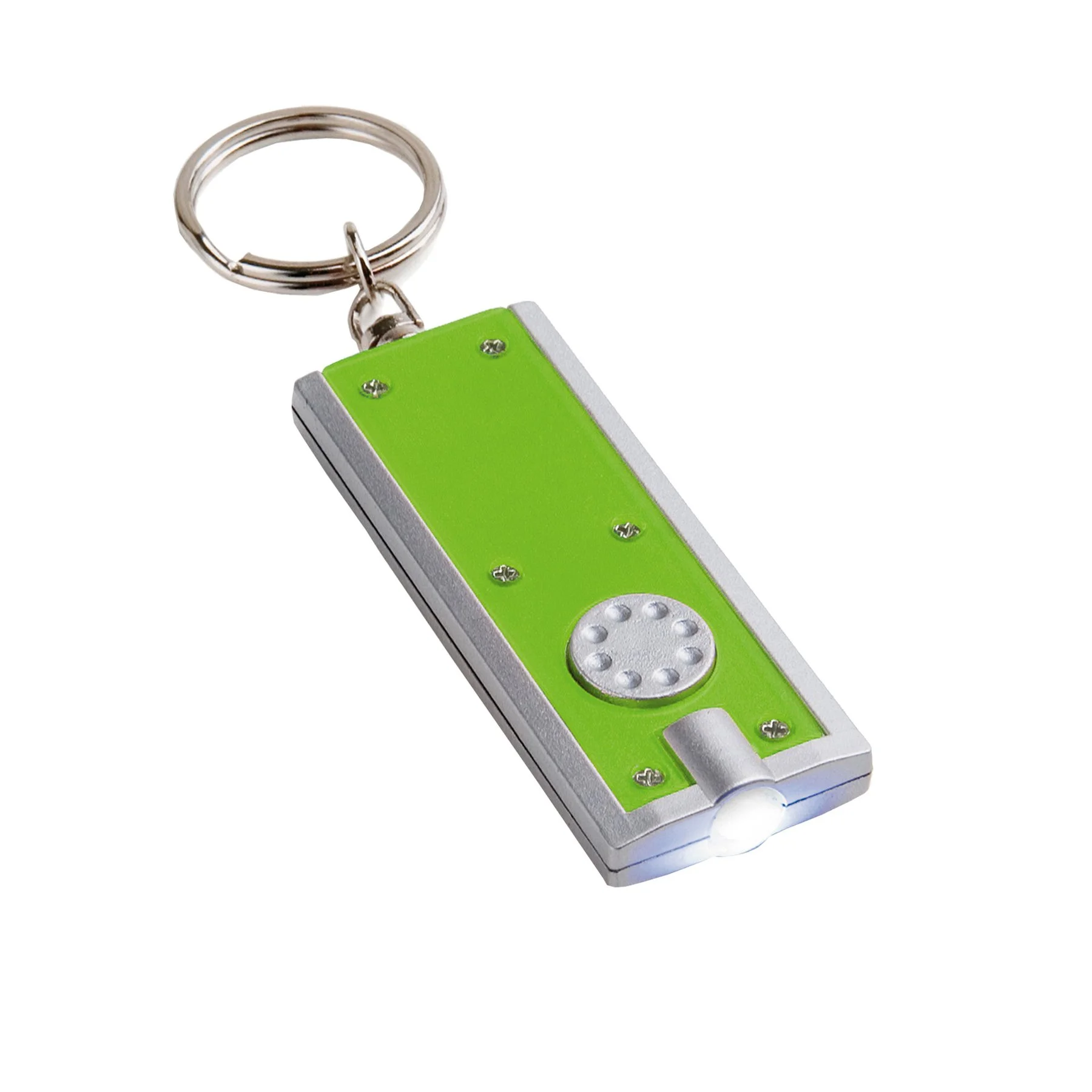 Hi!dea Keychain Noho, with flashlight, green