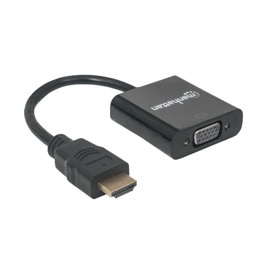 Adapter Manhattan, HDMI to VGA, 2 Ethernet port