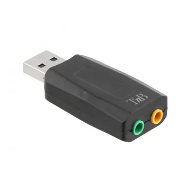 Adapter TNB, USB to dual 3.5 mm jack